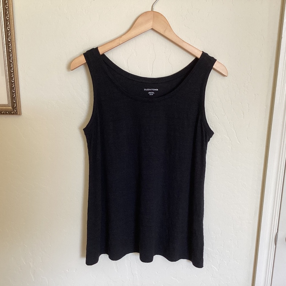 Eileen Fisher 100% Organic Linen Tank Top